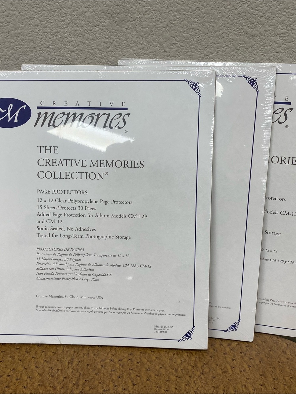 Creative Memories 12x12 Page Protectors -